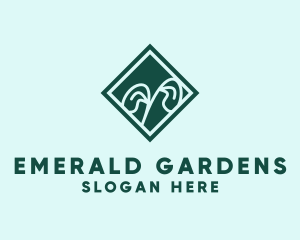 Seedling Plant Garden logo design