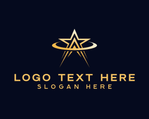 Advertising - Orbit Arrow Star logo design