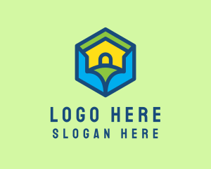 Village - Hexagon Home Realty logo design