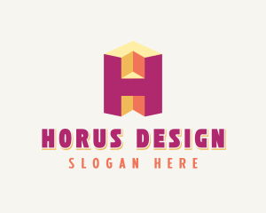 Architecture Firm Letter H logo design