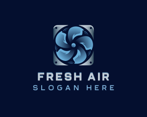 Fan Propeller Ventilation logo design