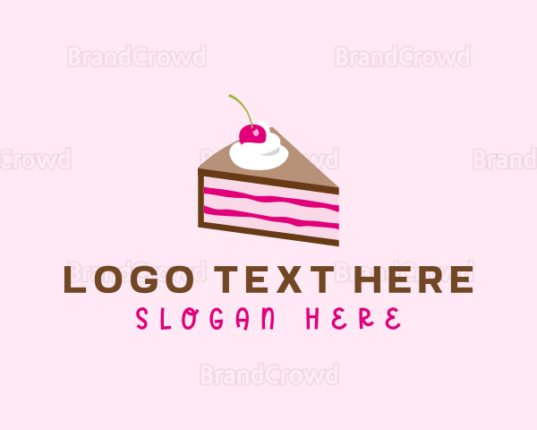 Pink Cherry Cake Logo