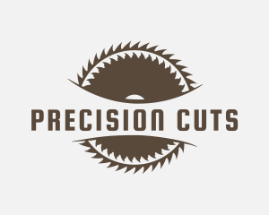 Cutting - Woodwork Saw Tool logo design