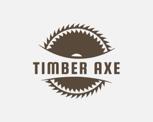 Woodwork Saw Tool logo design