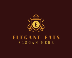 Elegant Regal Shield logo design