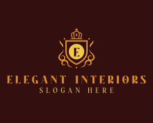 Elegant Regal Shield logo design