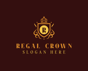 Elegant Regal Shield logo design