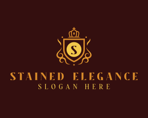 Elegant Regal Shield logo design