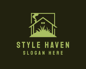 House - House Lawn Care logo design