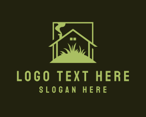 House Lawn Care Logo