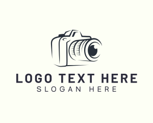 Videographer - Photographer Shutter Camera logo design