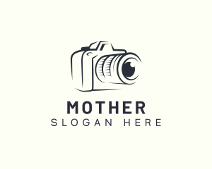 Lens - Photographer Shutter Camera logo design