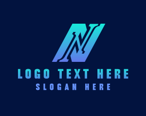 Modern - Modern Tech Firm Letter N logo design