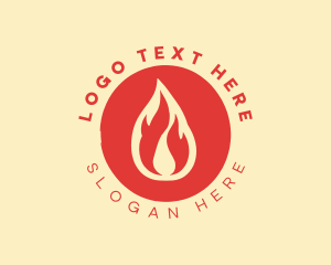 Outdoor - Flame Outdoor Survival logo design