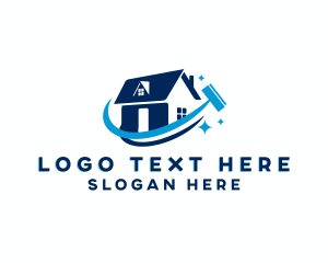 Cleaning - House Vacuum Cleaning logo design