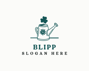 Clover Leaf Watering Can Logo