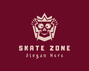 Skate - Crown Skull Apparel logo design