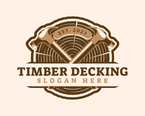 Hammer Timber Carpentry logo design