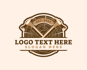 Hammer Timber Carpentry logo design