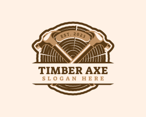 Hammer Timber Carpentry logo design