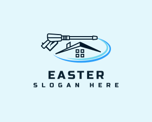 Surface Cleaner - Pressure Washer Cleaning Service logo design