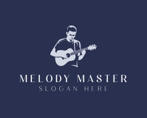 Musician - Guitarist Musician Concert logo design