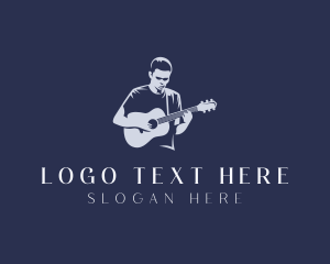 Guitarist Musician Concert Logo