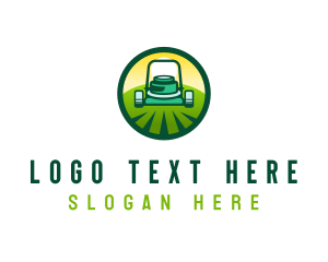 Environment - Landscape Lawn Mower logo design