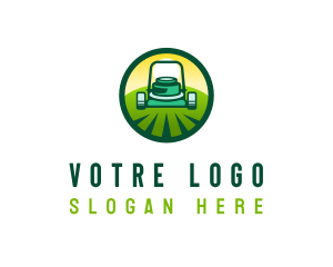 Landscape Lawn Mower Logo
