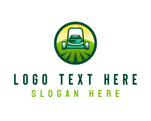 Landscape Lawn Mower Logo