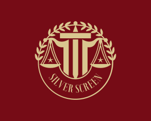 Justice Law Judicial logo design
