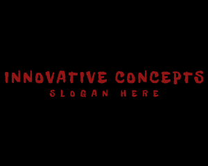 Bloody Horror Company logo design