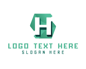 Financial - Tech App Letter H logo design