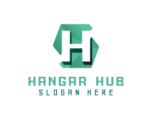 Tech App Letter H logo design