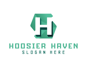 Tech App Letter H logo design