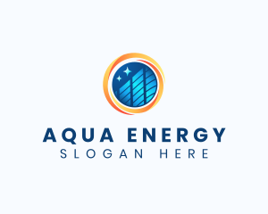 Solar Energy Power logo design