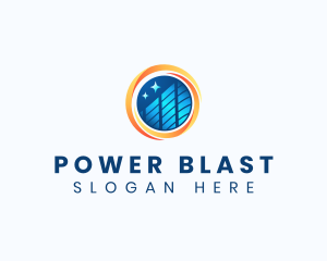 Solar Energy Power logo design