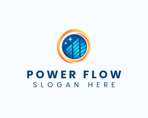 Solar Energy Power logo design