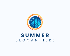 Solar Energy Power logo design