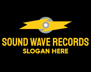 Record - Electric Record CD logo design