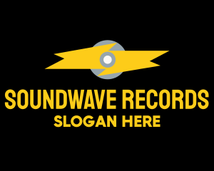 Record - Electric Record CD logo design