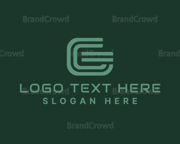 Creative Stripe Agency Letter G Logo