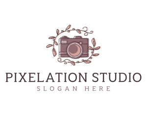 SLR Camera Vlogger logo design