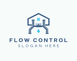 Pipe Valve Plumbing logo design