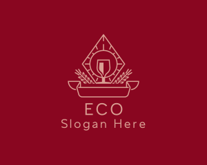 Winery Glass Sacrament Logo