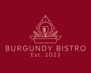 Winery Glass Sacrament logo design