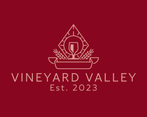 Winery - Winery Glass Sacrament logo design