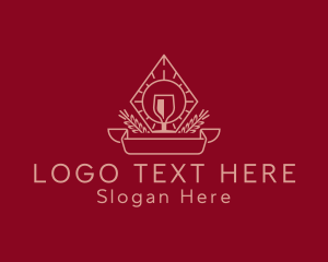 Winery Glass Sacrament Logo