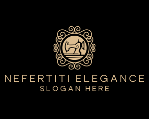 Elegant Sewing Machine logo design