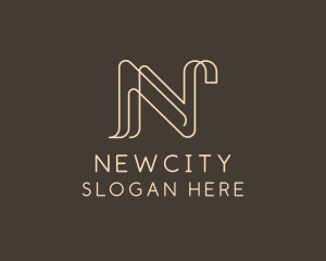 Upscale Boutique Letter N logo design